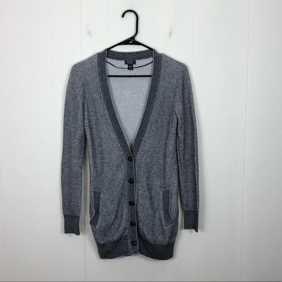 Roots Salt & Pepper Button Cardigan Sz XS - Picture 1 of 10